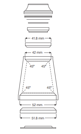Stronglight Headset LIGHT'IN 1 - Høy kvalitets styrelager for sykler 2 Stronglight Headset LIGHT'IN 1 - Høy kvalitets styrelager for sykler - Bilde 2