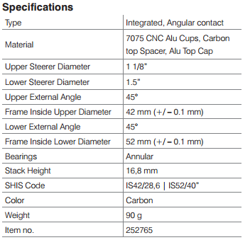 Stronglight Headset LIGHT'IN 1 - Høy kvalitets styrelager for sykler 3 Stronglight Headset LIGHT'IN 1 - Høy kvalitets styrelager for sykler - Bilde 3