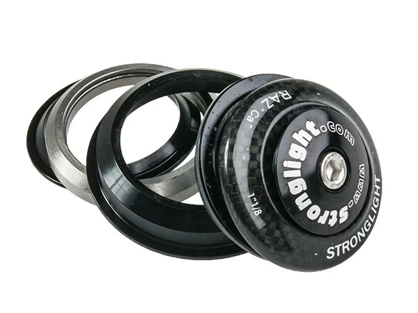Stronglight Styrelager Tapered 1 1/8" / 1 1/2" 56/44 Mm - Høy kvalitet sykkelstyrelager 1 Stronglight Styrelager Tapered 1 1/8" / 1 1/2" 56/44 Mm - Høy kvalitet sykkelstyrelager