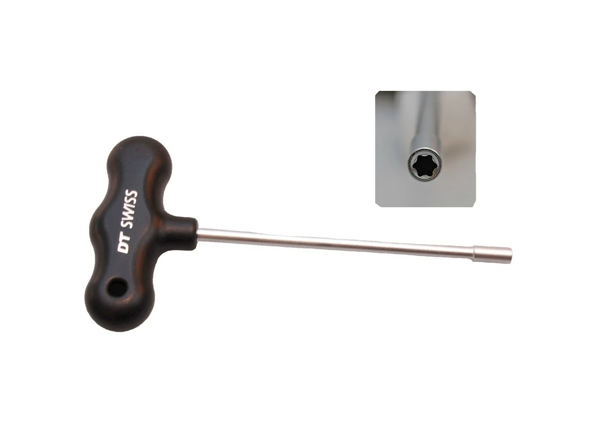 DT Swiss Eikennøkkel Til Indvendig Torx Nippler - Verktøy for Hjul og Eiker 1 DT Swiss Eikennøkkel Til Indvendig Torx Nippler - Verktøy for Hjul og Eiker