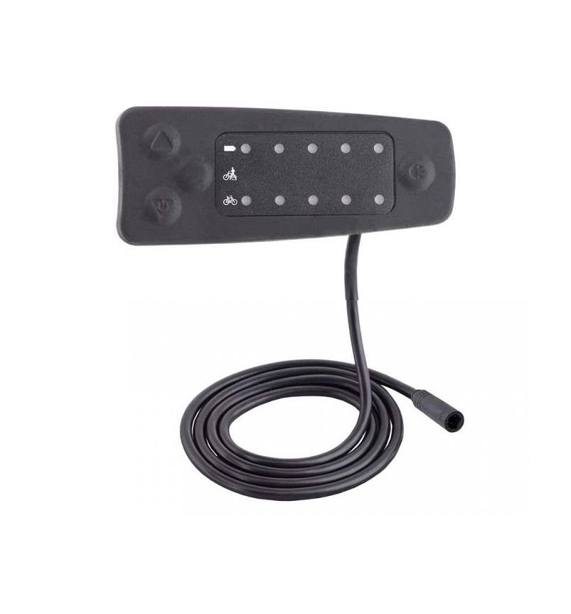 Promovec Display 5 LED Med Ledning - El-sykkel Display | Optimal Visning og Kontroll 1 Promovec Display 5 LED Med Ledning - El-sykkel Display | Optimal Visning og Kontroll